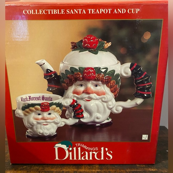NWT Collectible Santa tea pot and cup Mountain Santa - Picture 5 of 5